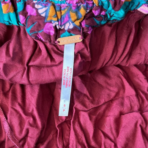 Free people floral open back romper - Picture 3 of 3